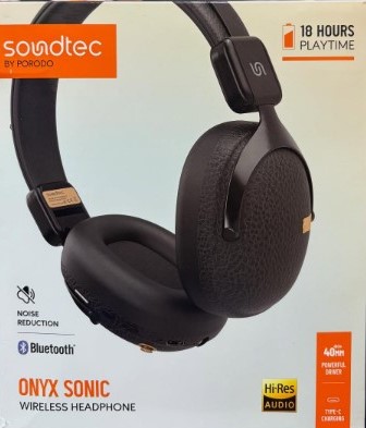 Soundtec BY PORODO ONYX SONIC Wireless Headphone